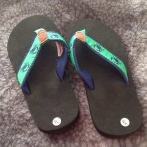 Flip Flops With Crab Design