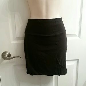 Cotton Black Skirt