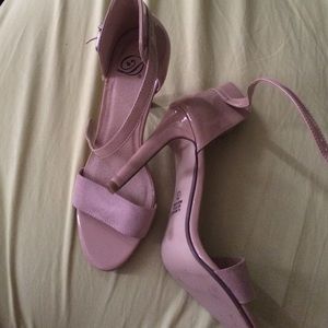 Nude high heels