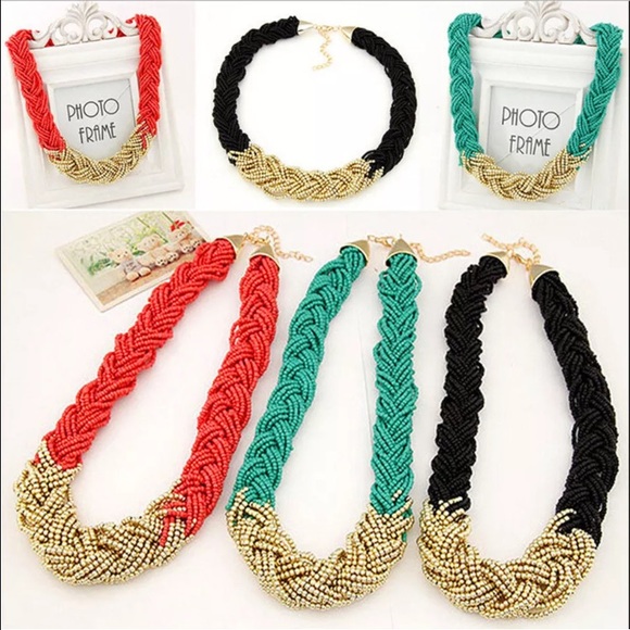 Jewelry - Black beaded necklace. New never worn