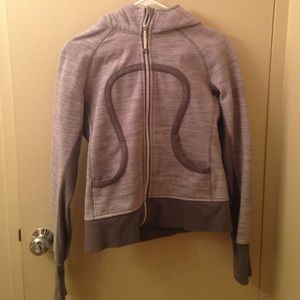 Gray scuba hoodie