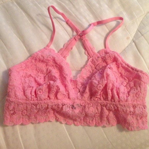Pink bra