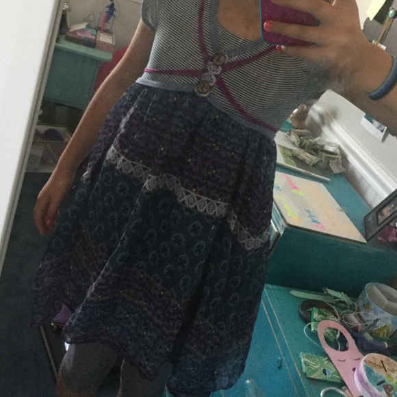 Multicolor Short Dress - Picture 4 of 4