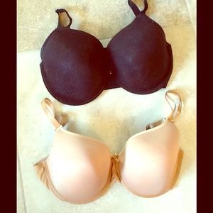 Black and Nude Maternity Bras