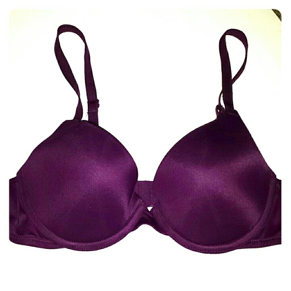 34B PINK Purple Push Up Bra