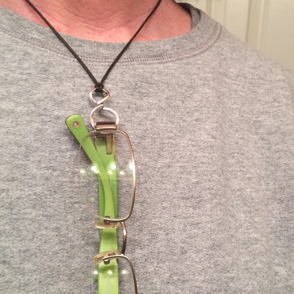 Jewelry Infinity Leather Eyeglass Necklace Poshmark