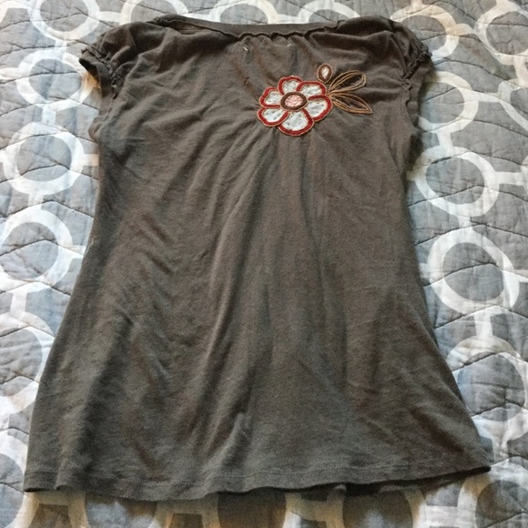 Brown Flower Tank - Picture 2 of 3