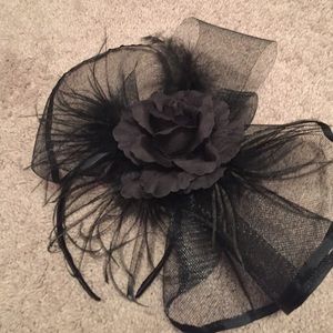 Black headband fascinator