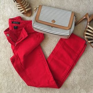 WHBM Red Denim