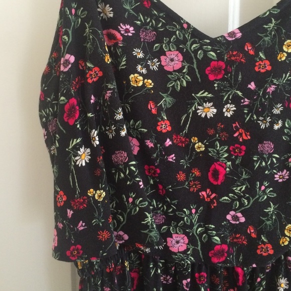 Black Floral H&M Dress