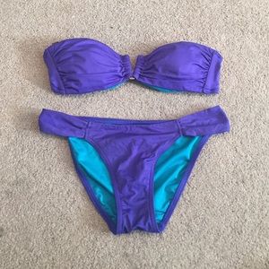 Victoria's Secret Bandeau Top and Bikini Bottom