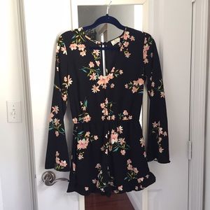 Pins and Needles Floral Romper