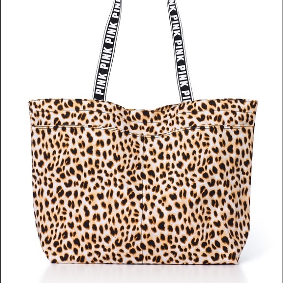 Victoria's Secret "Pink" leopard tote