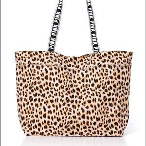 Victoria's Secret "Pink" leopard tote