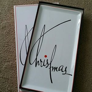 Vintage Holiday Christmas Tray