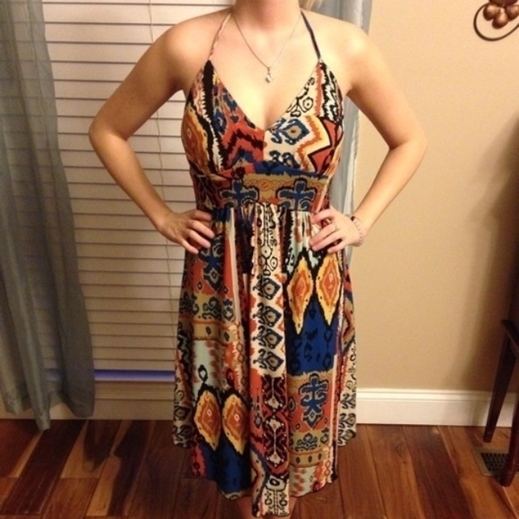 Boho print dress - Picture 1 of 4