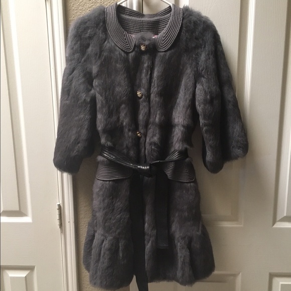 Manoush rabbit fur coat