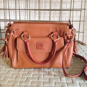 Satchel all leather bag