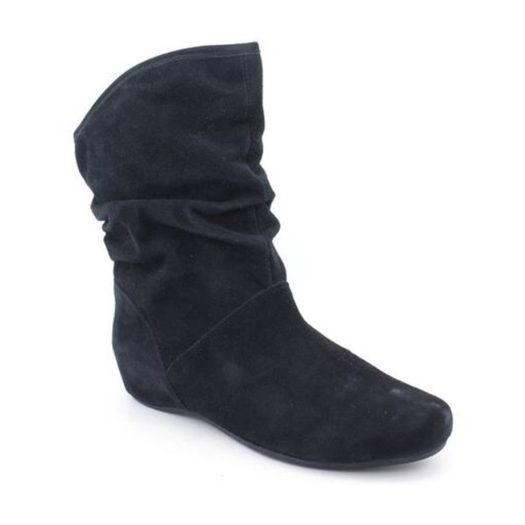 Steve Madden Slouch Boots w/ 1-inch Wedge