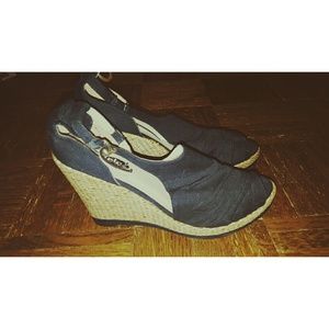 ROCKABILLY BLACK WEDGES - THESE ARE A STAPLE