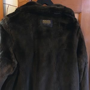 Bergdorf Goodman sheared mink reversible coat