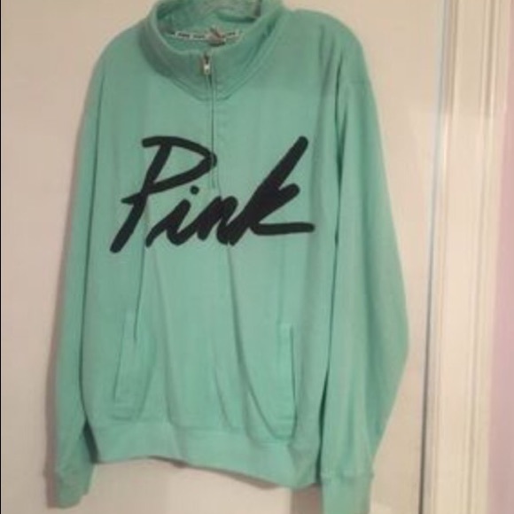 Mint half zip