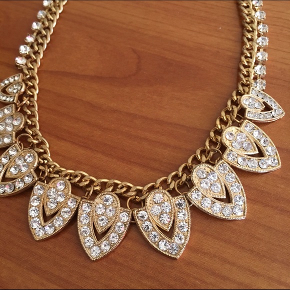 Gold Statement Necklace - Picture 2 of 2