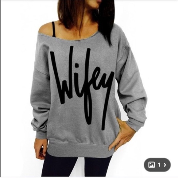 Sweaters - Wifey Sweatshirt