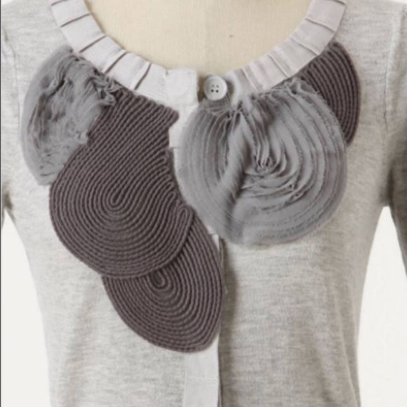 New knitted & knotted cardi anthropologie size m