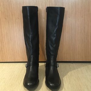 Antonio Melani Black Leather Boots! Brand New!