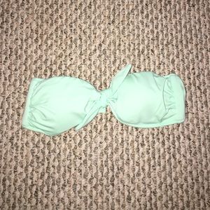 Mint green bandeau&Triangle bottoms