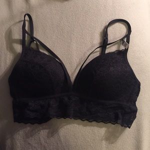 Black lace Victoria secret bra