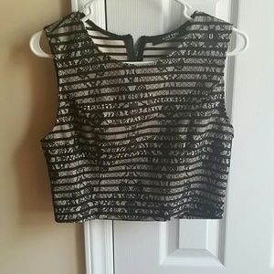 Lace crop top