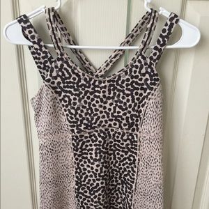 Adorable lululemon leopard tank