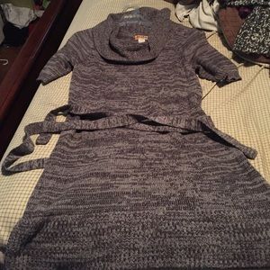 3/4 length sweater dress