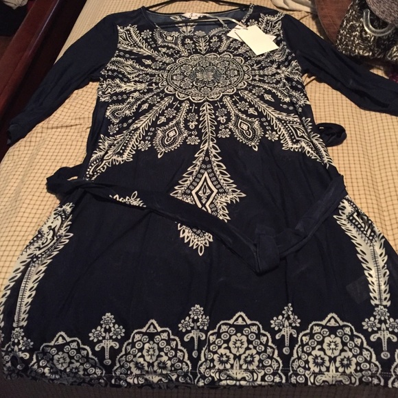 Silk/sheer dress