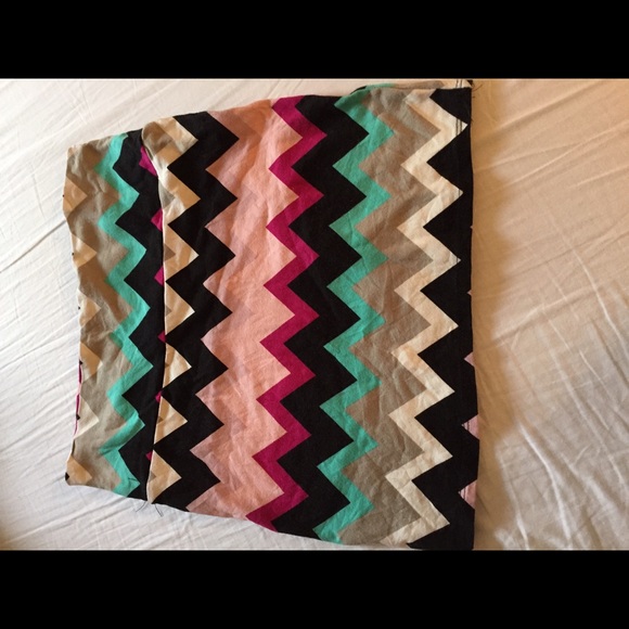 Chevron skirt