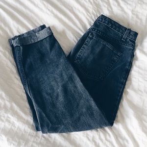 Grey American Apparel Mom Jeans