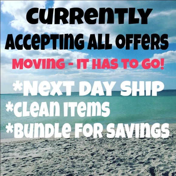 ACCEPTING ALL OFFERS TODAY!