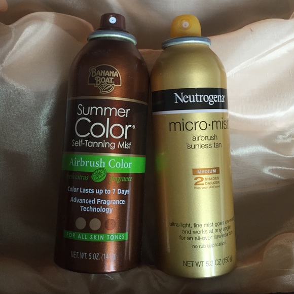 Sunless tanning sprays