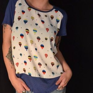 Balloon pattern tshirt
