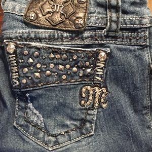 Studded Boot Cut Miss Me Jeans