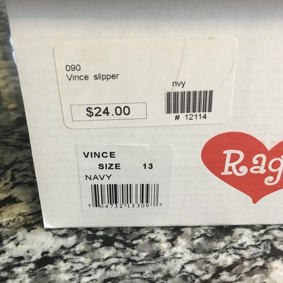 Boys slippers size c13 ragg - Picture 2 of 2