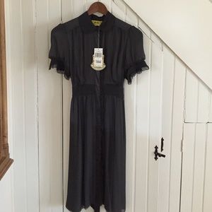 MOVING SALE! Silk Chiffon Dress with Tags
