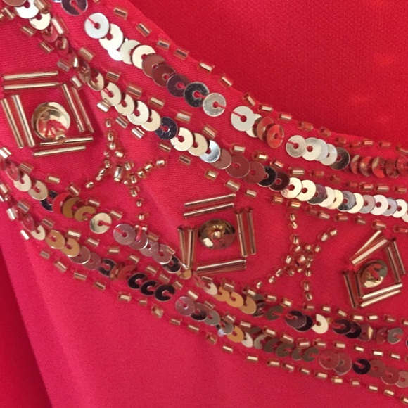 Coral prom dress - Picture 4 of 4