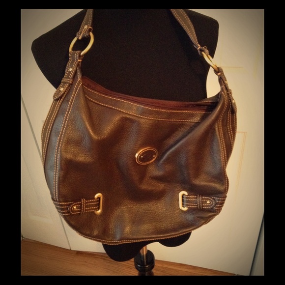 Etienne Aigner Pebbled leather Hobo - Picture 1 of 2