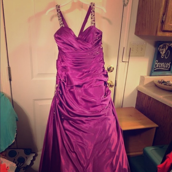 Mori Lee formal dress. Size 18 lace up