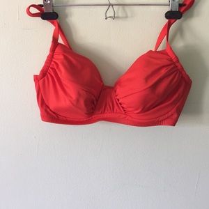 J Crew Red Bikini Top - M❤️