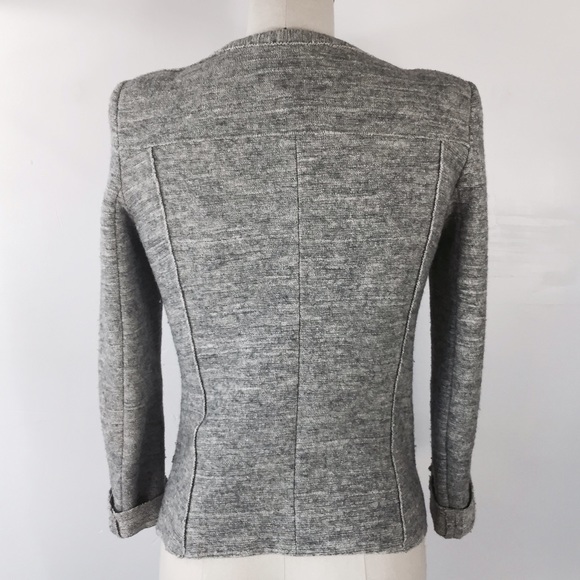 Isabel Marant Grey Button Jacket 1 - Picture 2 of 3
