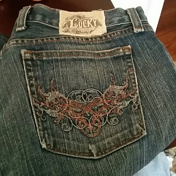 Size 10 lucky brand bootcut lowrise "dream" fit